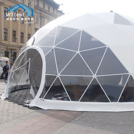 500 osób Stalowy namiot kopułowy z geodezją, dekoracja wnętrz Kopuły na imprezy geodezyjne