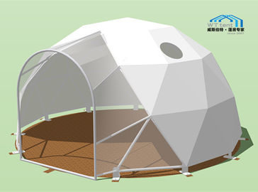 Dostosowany namiot kopułowy Igloo z przezroczystymi drzwiami z PCV do restauracji
