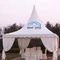 Namiot zewnętrzny z baldachimem pagodowym z bocznymi ścianami z tkaniny poliestrowej o wymiarach 10 na 10 stóp
