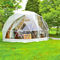 Gigantyczny namiot kopułowy Namiot kempingowy Materiał PVC Rama ze stopu aluminium