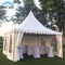 Namiot imprezowy z baldachimem na zewnątrz Namiot na przyjęcie weselne Odporny na promieniowanie UV ISO9001