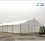 Białe przemysłowe namioty magazynowe Modułowa konstrukcja Warsztat Trwałe ściany PCV