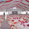 Red Giant Outdoor Wedding Tent Odporne na promieniowanie UV Imprezy wakacyjne