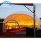 Romantyczna duża szklana kopuła namiotowa Okno z podwójną tkaniną z PCV